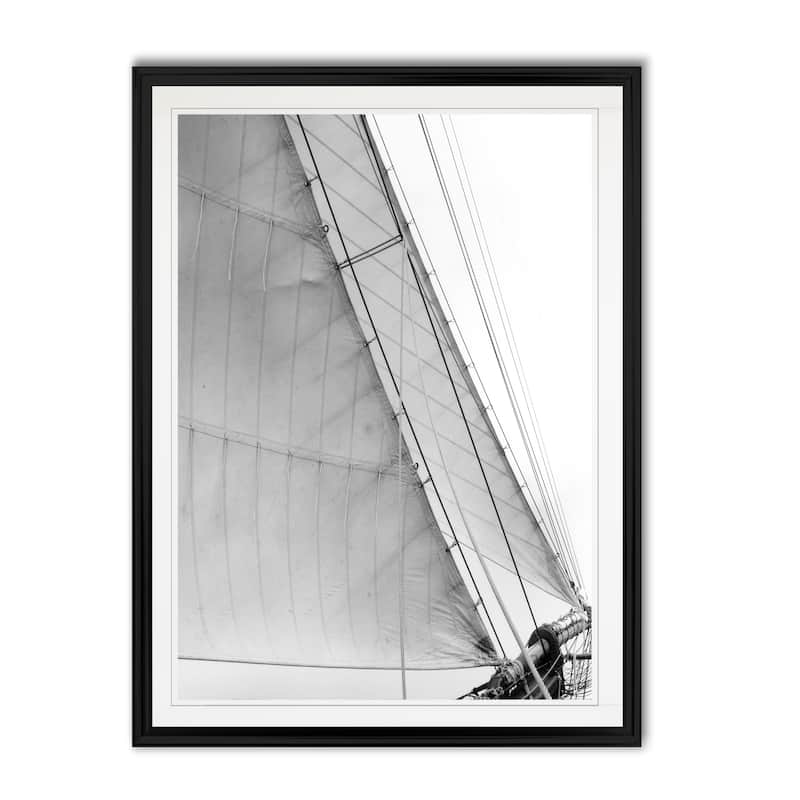 Under Sail I -Custom Framed Print
