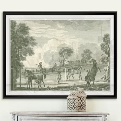 Equestrian Scenes II -Custom Framed Print