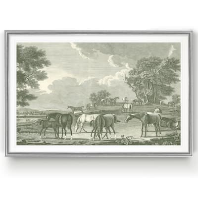 Equestrian Scenes I -Custom Framed Print