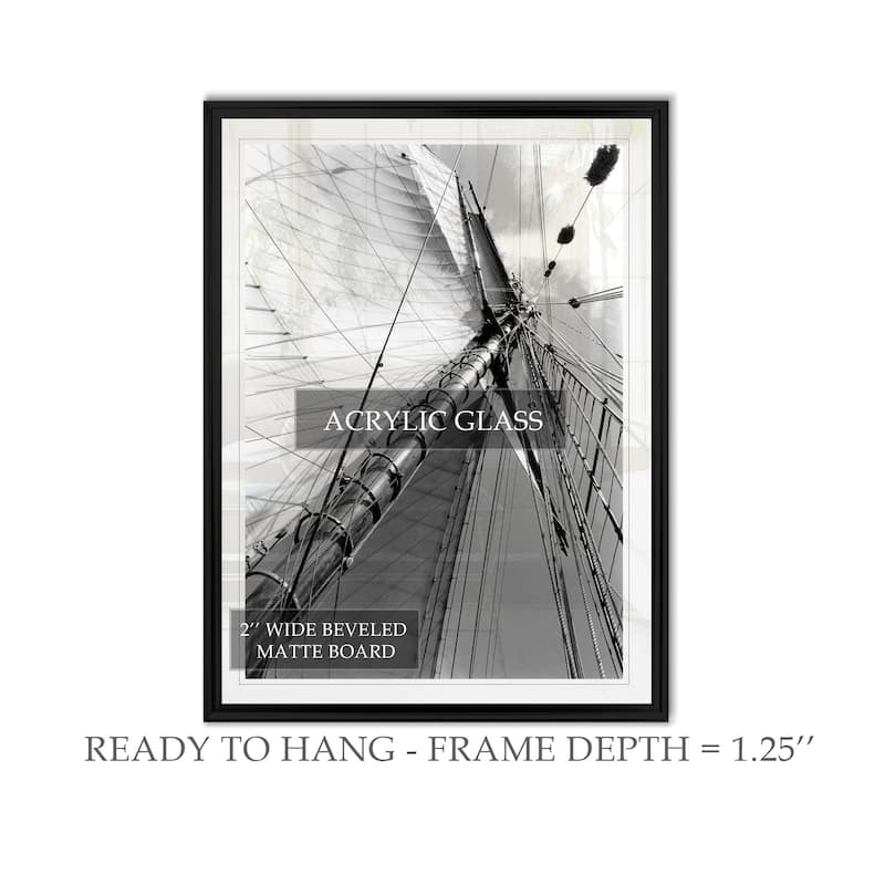 Set Sail II -Custom Framed Print