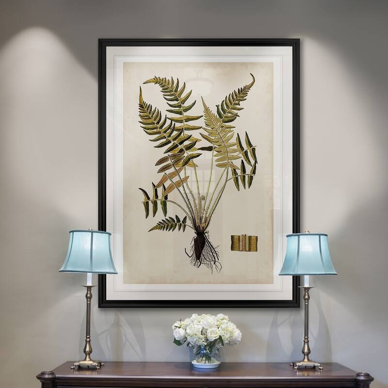 Fern Botanical IV -Custom Framed Print