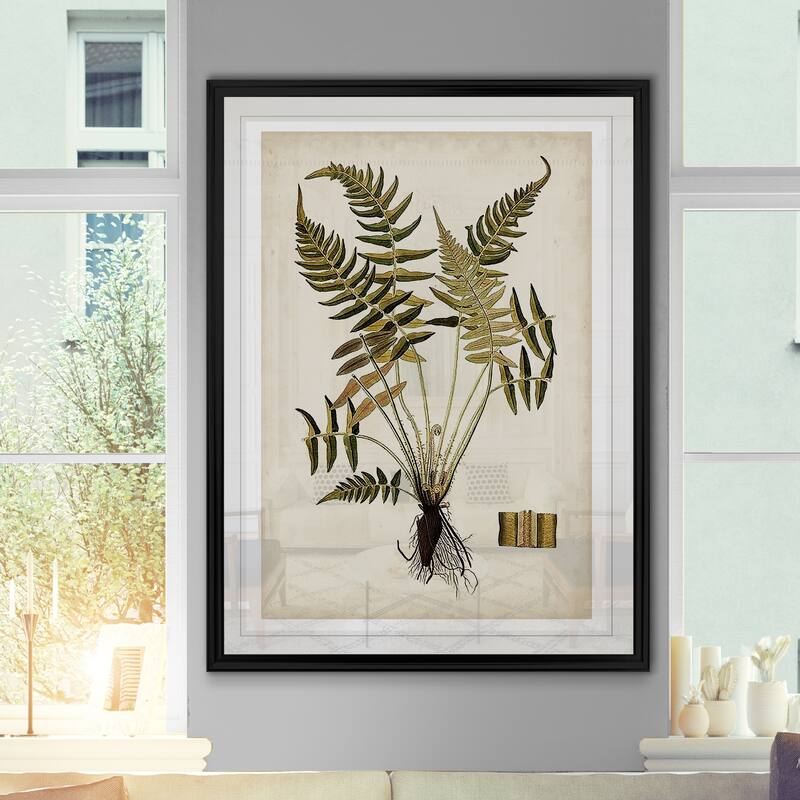 Fern Botanical IV -Custom Framed Print