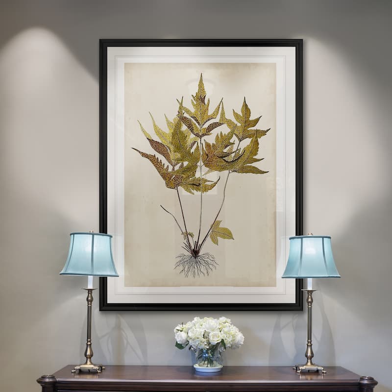 Fern Botanical Ii -custom Framed Print - Bed Bath & Beyond - 29919018