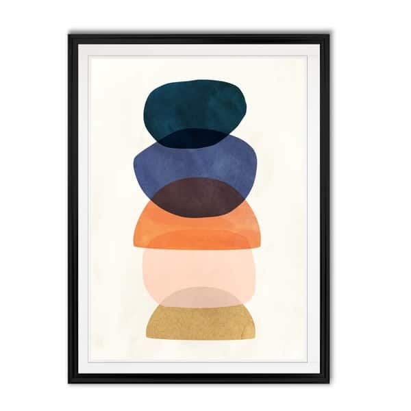slide 2 of 5, Mod Pods I -Custom Framed Print