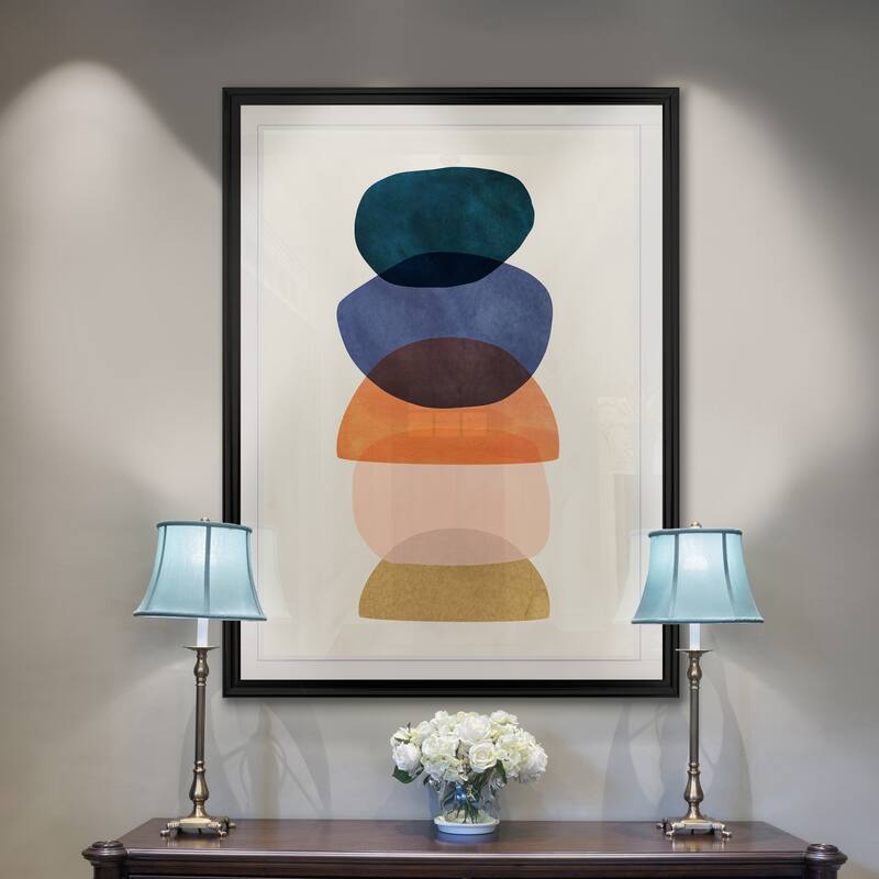 Mod Pods I -Custom Framed Print