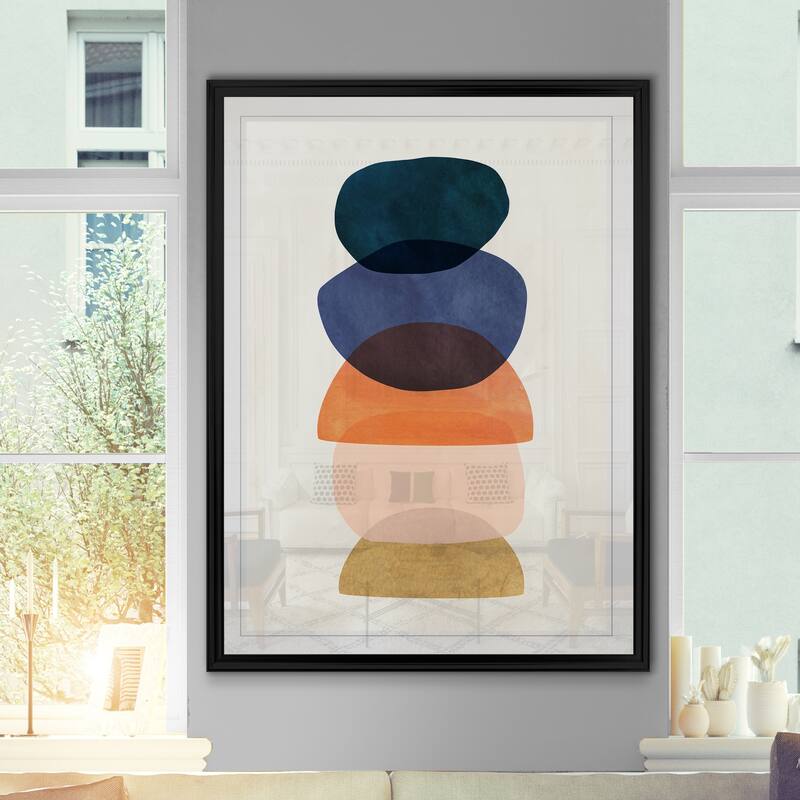 Mod Pods I -Custom Framed Print