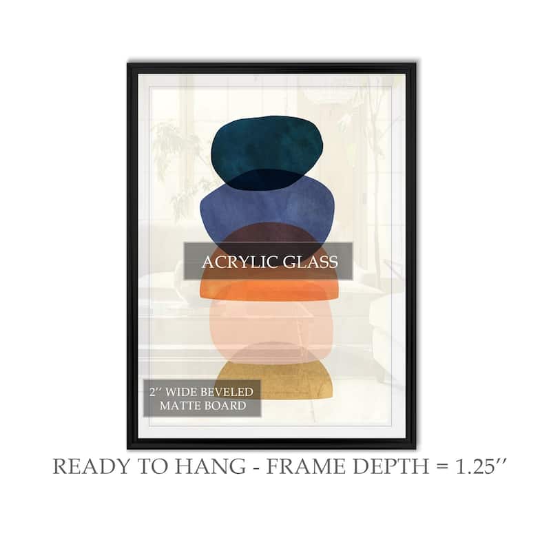 Mod Pods I -Custom Framed Print
