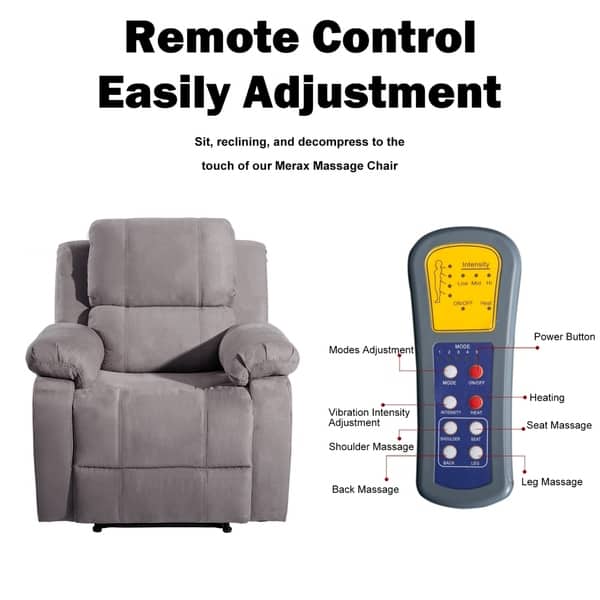 Copper Grove Norhachn Heated Mage Reclining Chair Heated Mage Reclining Chair