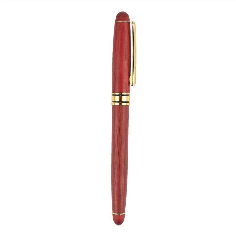 Stockroom Plus Rosewood Luxury Ballpoint Pen Gift Set of 2 with Box and 2 Black Ink Refills