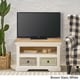 preview thumbnail 2 of 11, Packard Boho Mango Wood 2 Drawer TV Cabinet by Christopher Knight Home