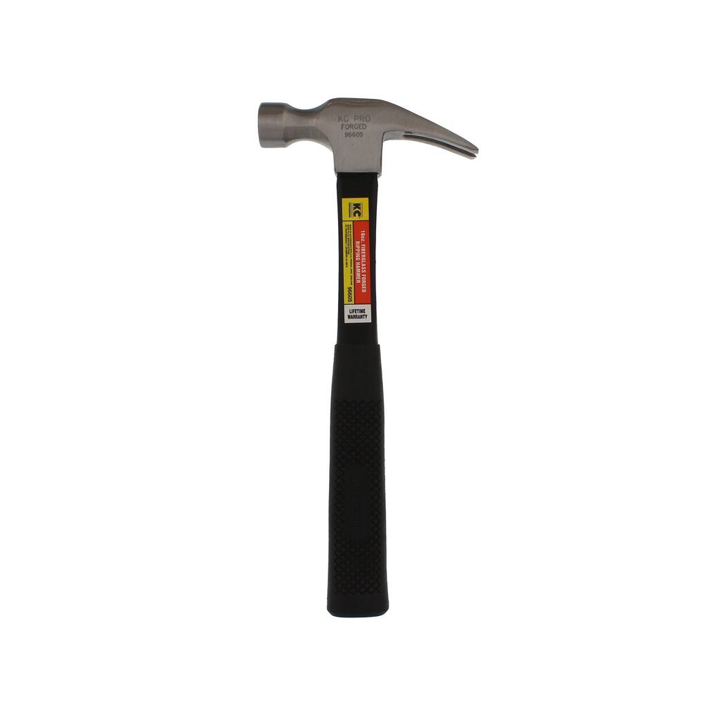 16 oz. Fiberglass Forged Ripping Claw Hammer