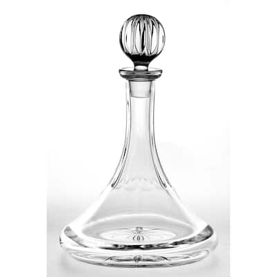 Majestic Gift High Quality European Cut Crystal Ships Decanter-32 Oz.