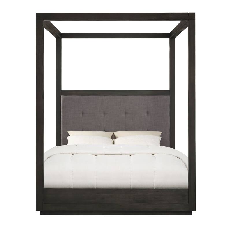 Carbon Loft Barron King-size Canopy Bed