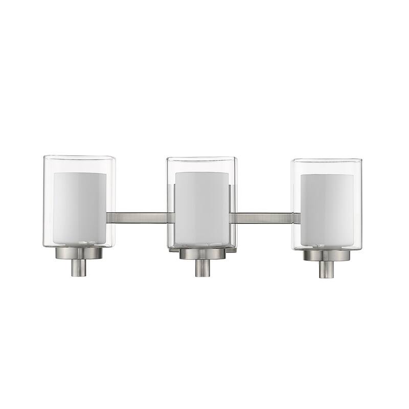 Copper Grove Ijevan 3-light Brushed Nickel Bath Vanity Fixture