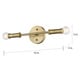 preview thumbnail 5 of 3, Copper Grove Gavar 2-light Antique Brass Vanity Mirror Light