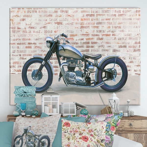 Designart 'RW Lets Roll II' Cottage Canvas Wall Art