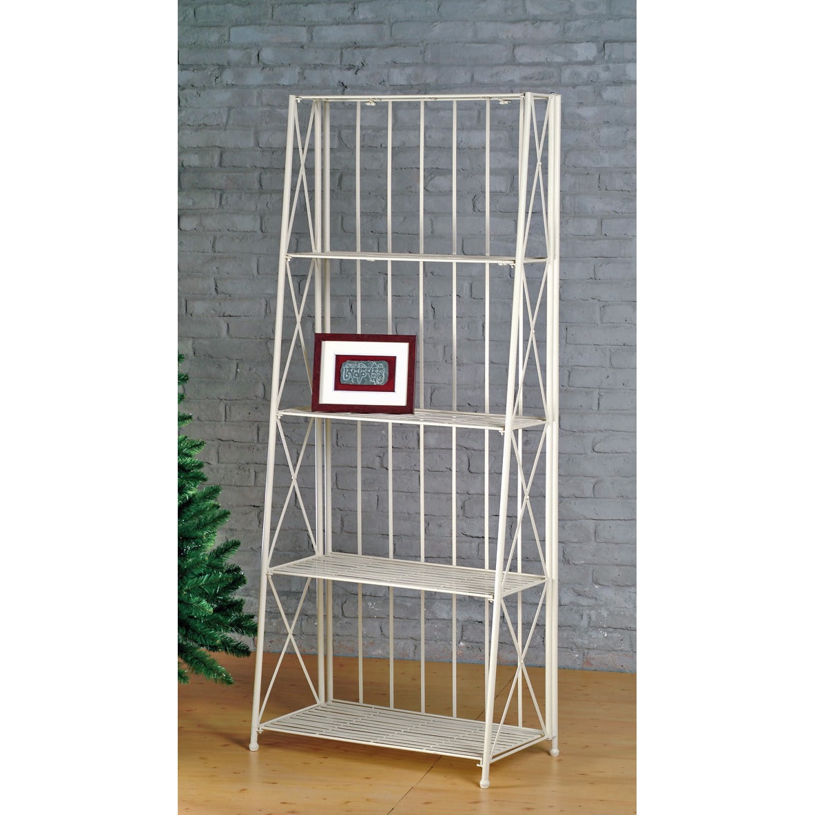 International Caravan Iron 5 tier Folding Slant Rack