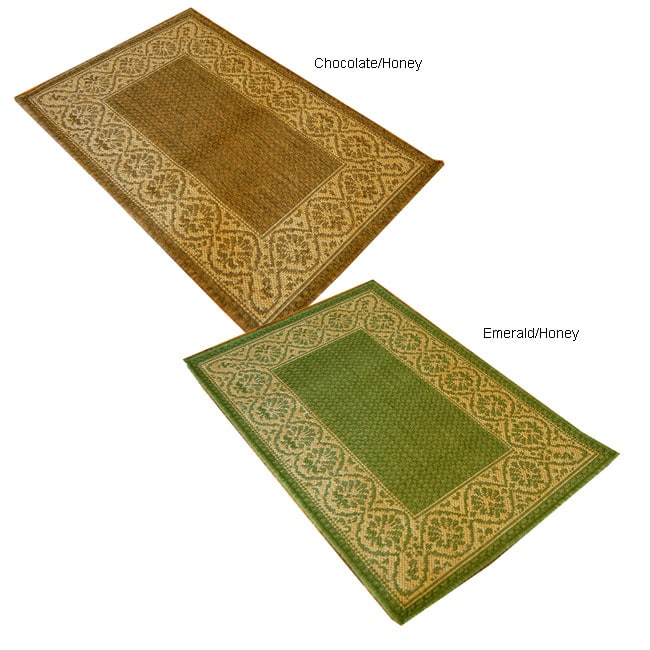 Wallpaper Scroll Polypropylene Area Rug (2x 3)