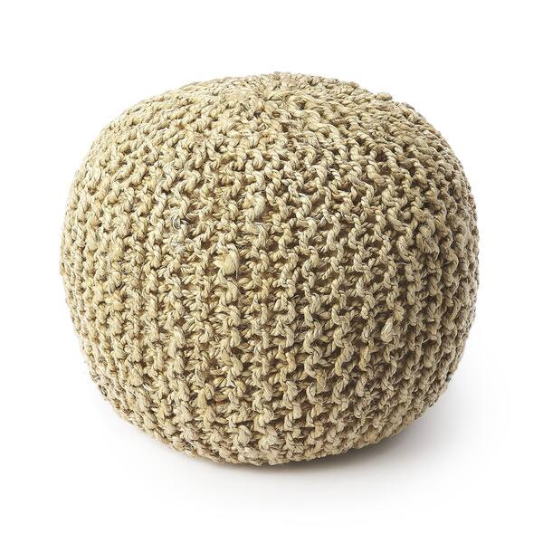 slide 1 of 12, Pincushion Woven Pouf