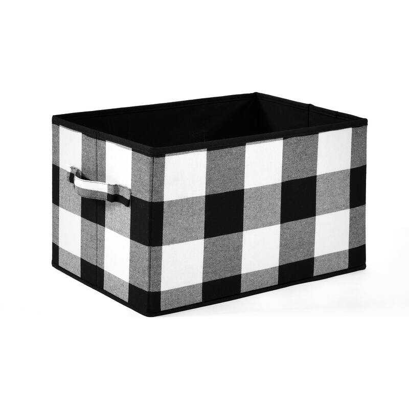 Lush Decor Woven Buffalo Check Box-Throw-Dec Pillow 3 Piece Gift Set