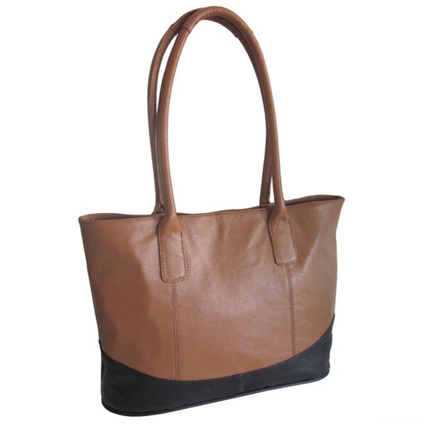 amerileather casual leather tote