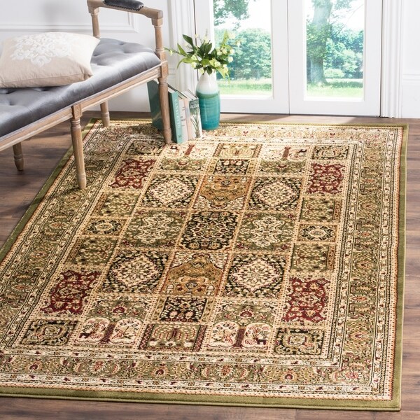 Safavieh Lyndhurst Traditional Oriental Green/ Multi Rug - 8' x 11'