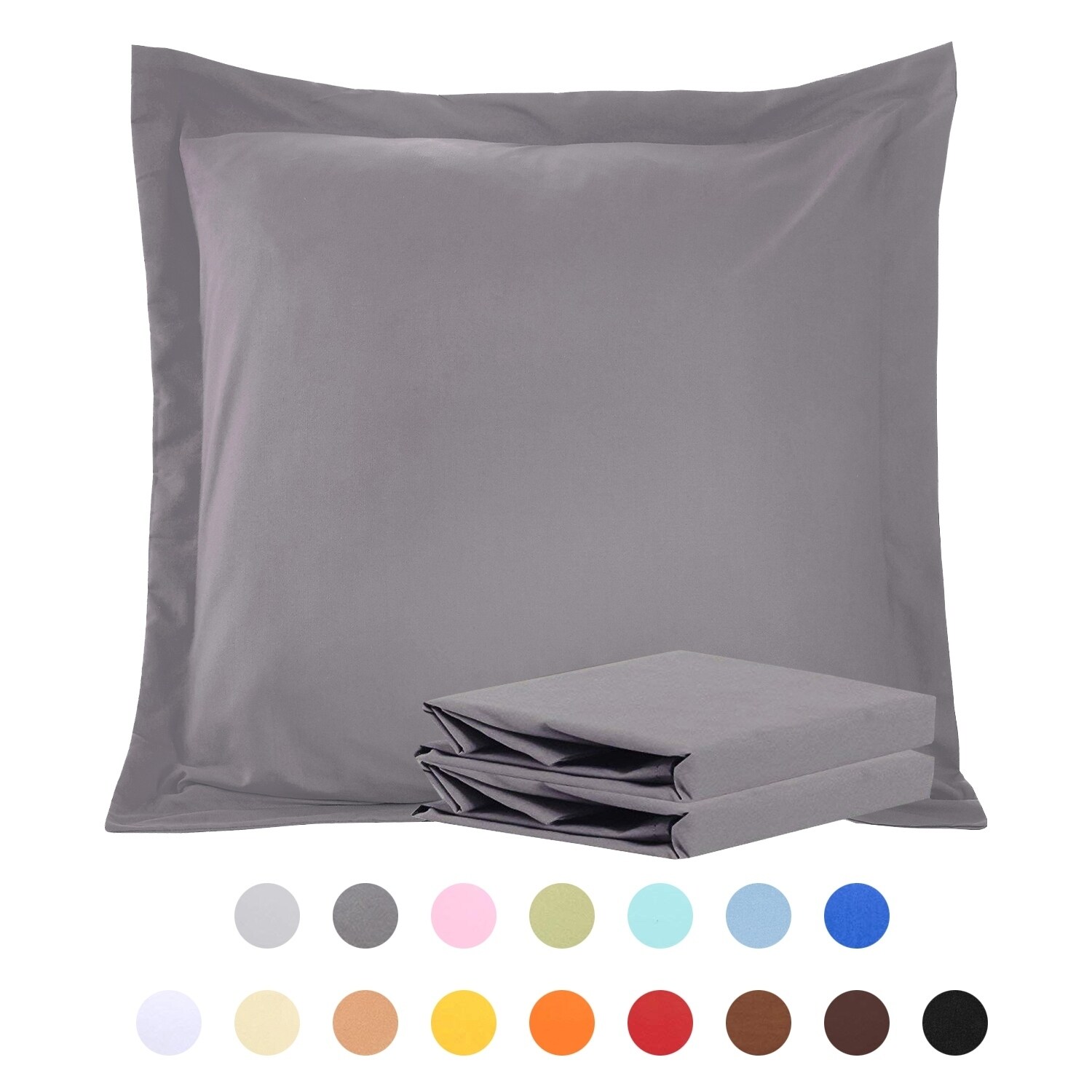 Buy Size Euro Square Orange Pillow Shams Online At Overstock Our