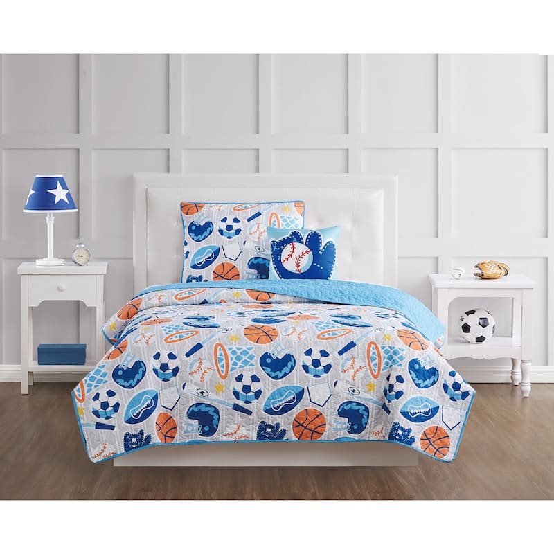 My World All Star 4 Piece Quilt Set