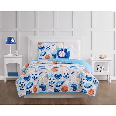 My World All Star 4 Piece Quilt Set