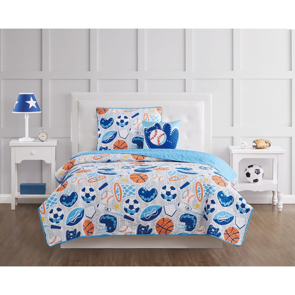 My World All Star 4 Piece Quilt Set