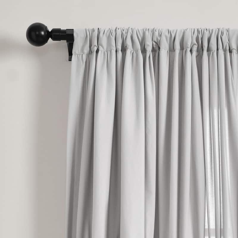 Lush Decor Darla Window Curtain Single Panel - 84" x 40" - 84" x 40"