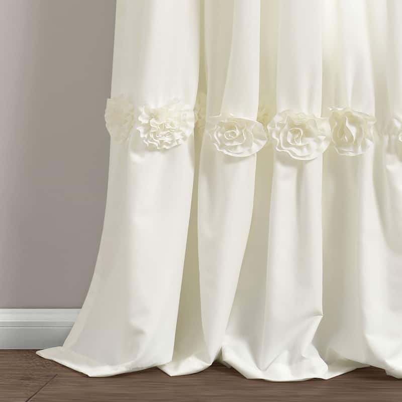 Lush Decor Darla Window Curtain Single Panel - 84" x 40" - 84" x 40"