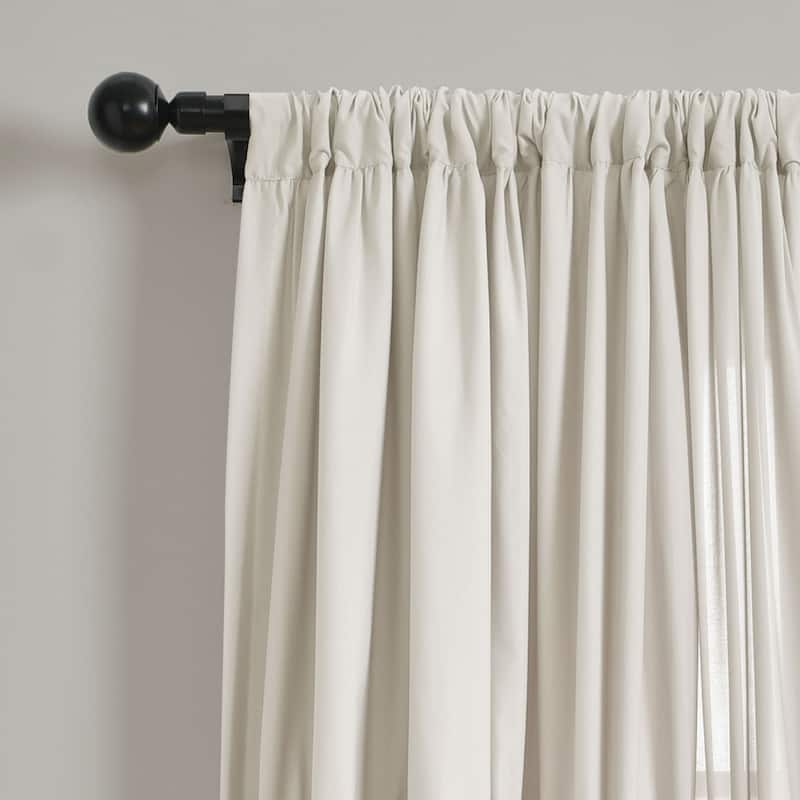 Lush Decor Darla Window Curtain Single Panel - 84" x 40" - 84" x 40"