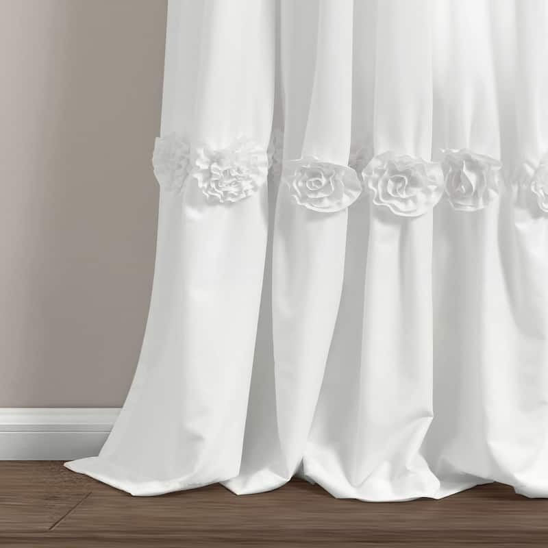 Lush Decor Darla Window Curtain Single Panel - 84" x 40" - 84" x 40"