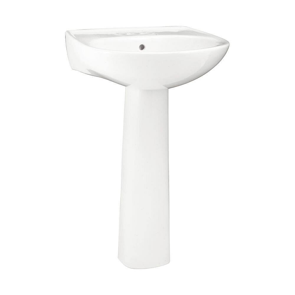 Sterling Sacramento Vitreous China 21-In Pedestal Sink