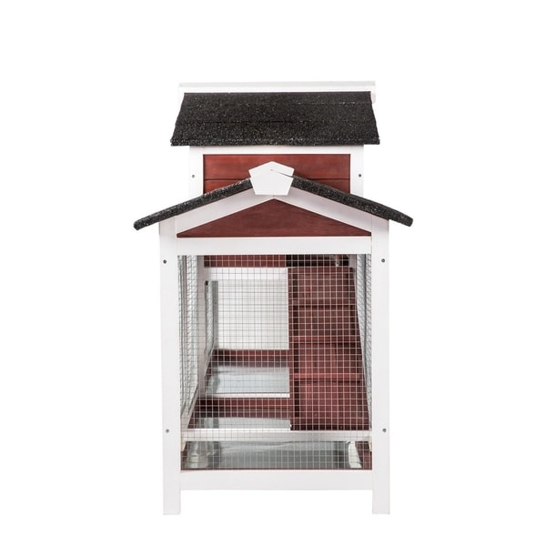 rabbit hutch with removable tray