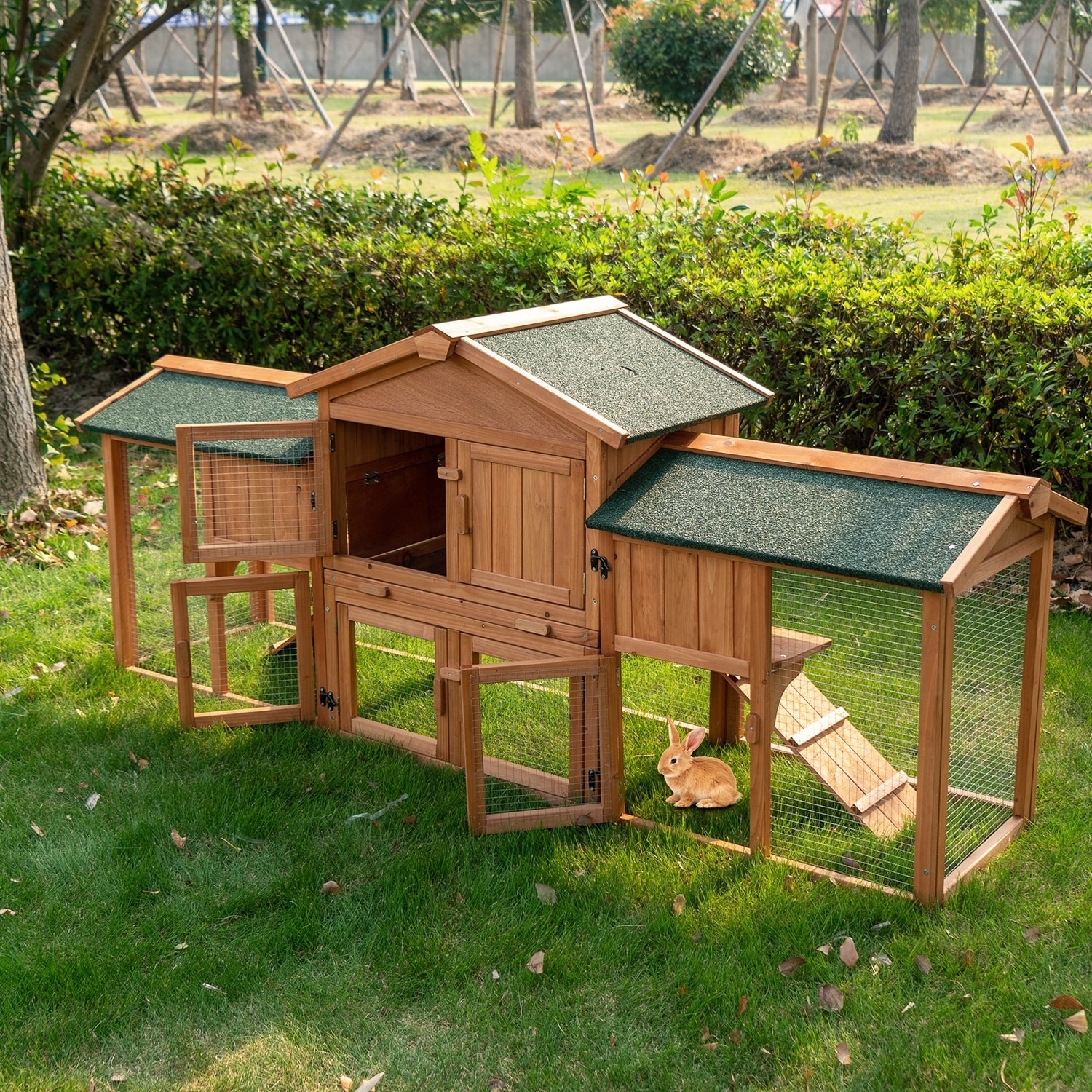 large indoor rabbit cage for two rabbits