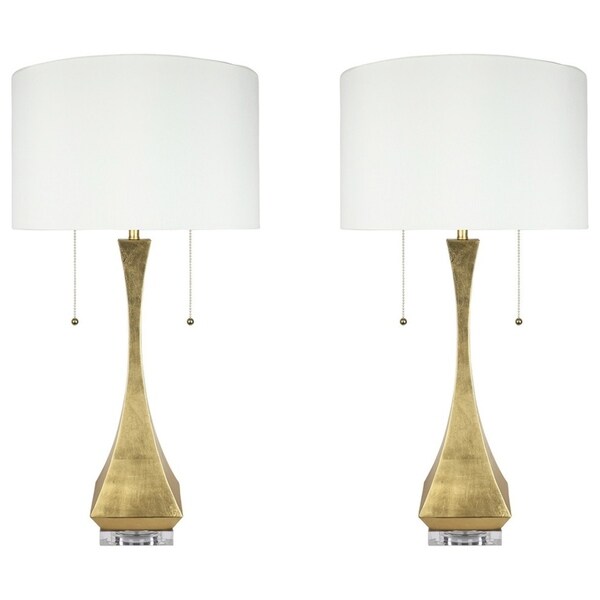 tall gold table lamp