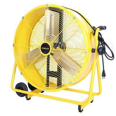 STANLEY 24 in. 2-Speed Adjustable Cradle Drum Fan