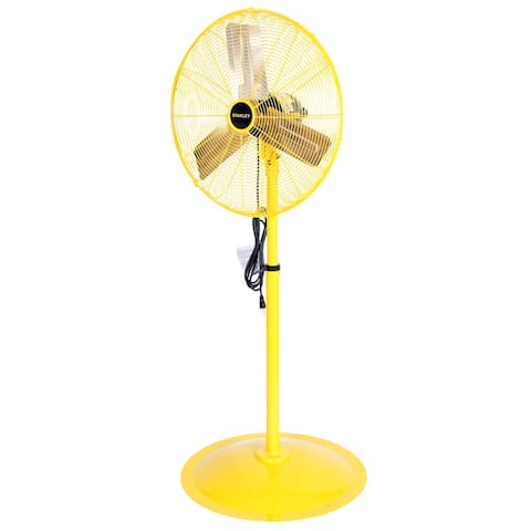 STANLEY 24 in. 3-Speed High Velocity Oscillating Pedestal Fan
