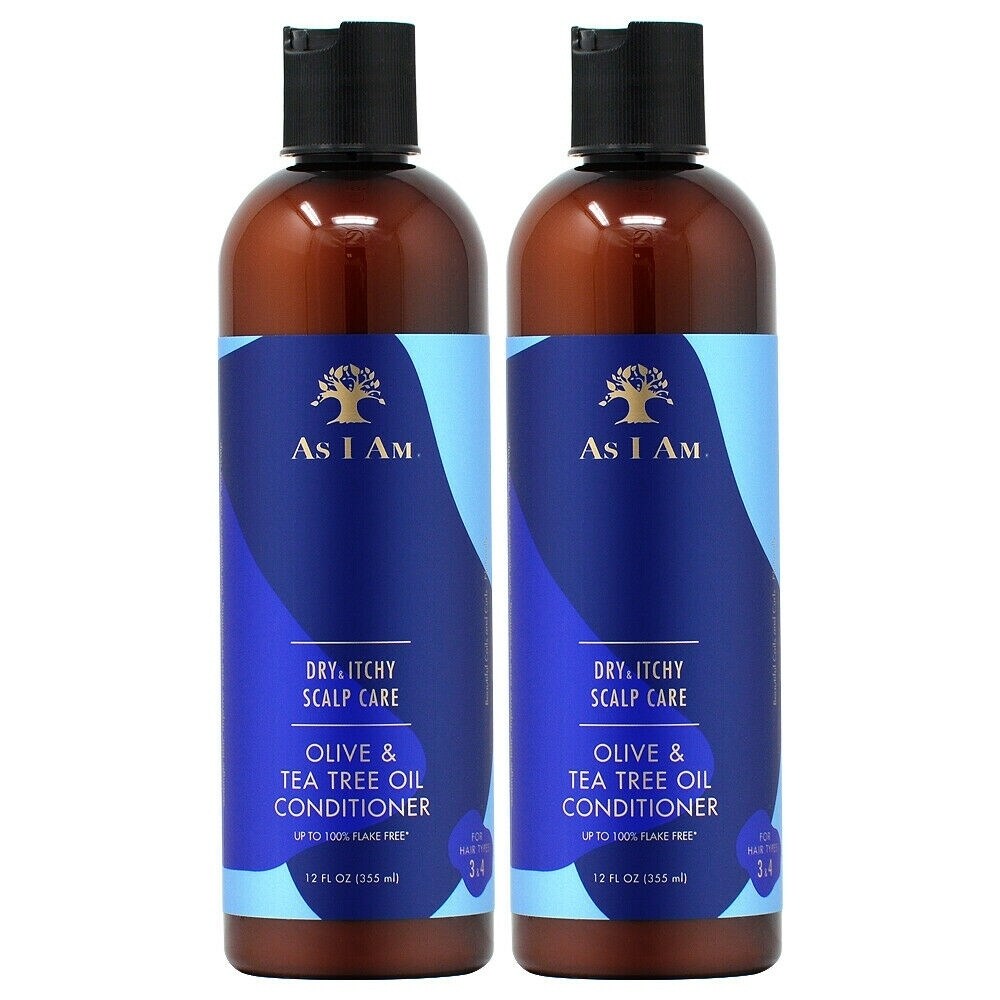 As I Amas I Am Dry Itchy Scalp Care Olive Tea Tree Oil Conditioner 12oz Pack Of 2 Dailymail