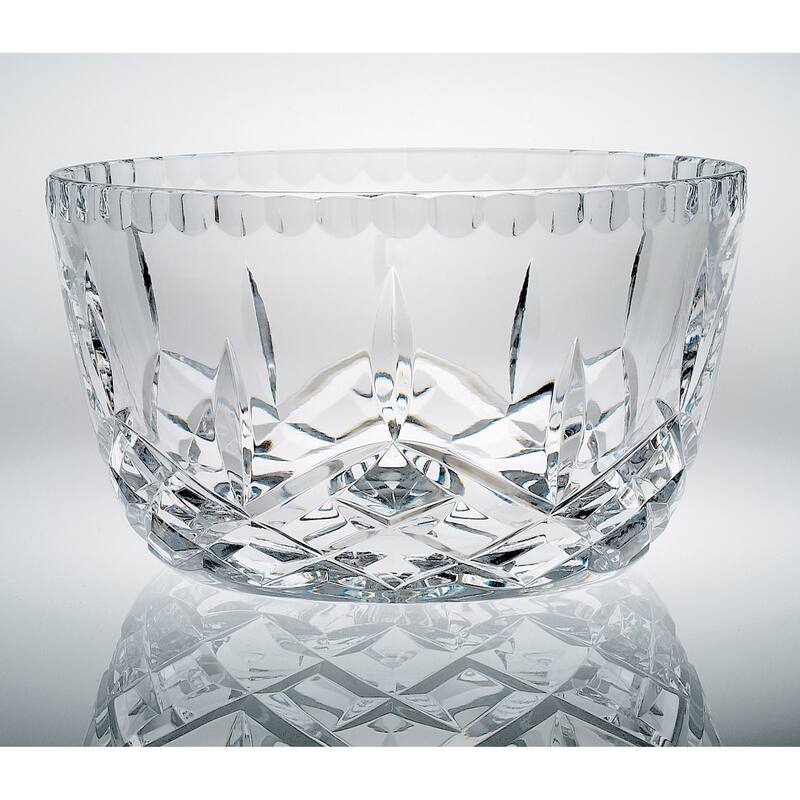 Majestic Gift European Cut Crystal Small Bowl-nuts & Candies -6"D