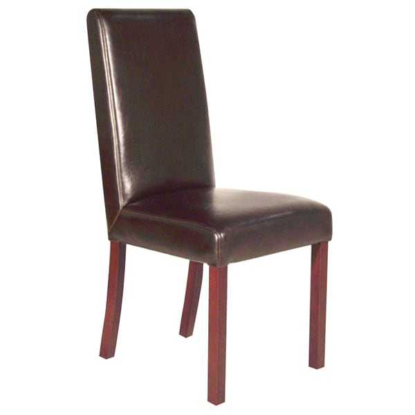 Monaco Dark Brown Leather Dining Chair L11148699