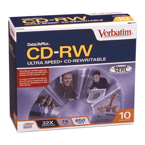 Rewritable CD (Pack of 10) RSA CD Media