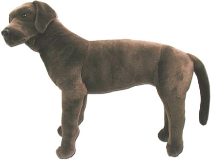 giant stuffed labrador