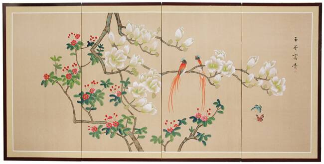 Love Birds Silkscreen (China)