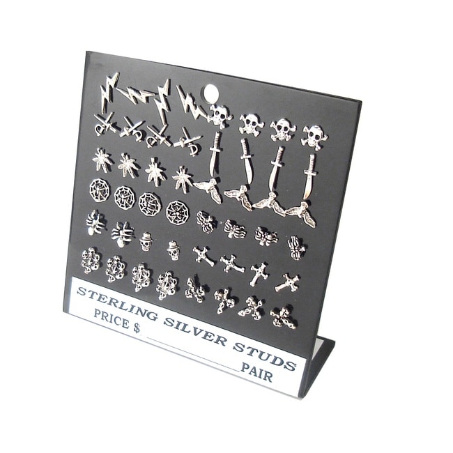 Variety Pack Sterling Silver Earrings (Set of 24)