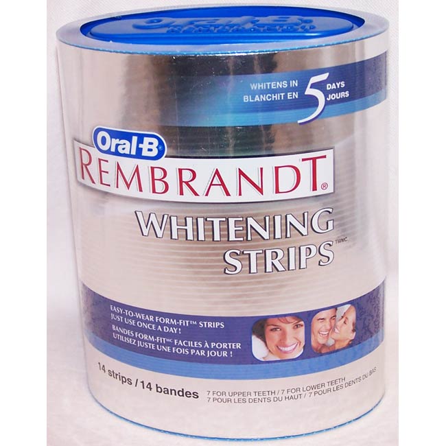 Shop Rembrandt OralB Whitening Strips (bulk pack of 3) Free Shipping On Orders Over 45