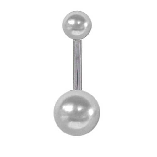 Acrylic Pearl Curved Barbell (Set of 25)  