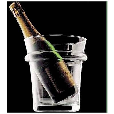 Elegant Glass Champagne Bucket/ Vase (Case of 2)  